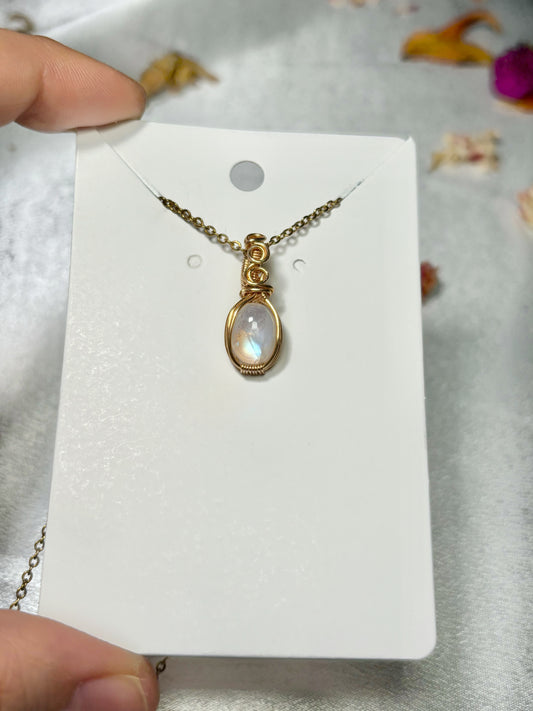 Gold Mini Moonstone