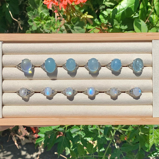 Aquamarine Rings