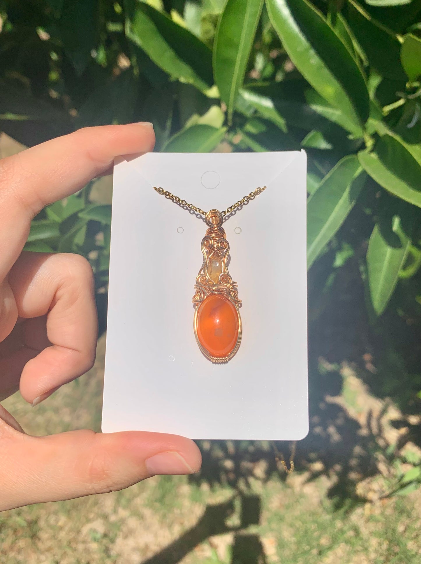 Carnelian & Citrine (Gold)