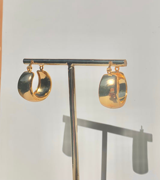 24k Gold-Filled Hoops